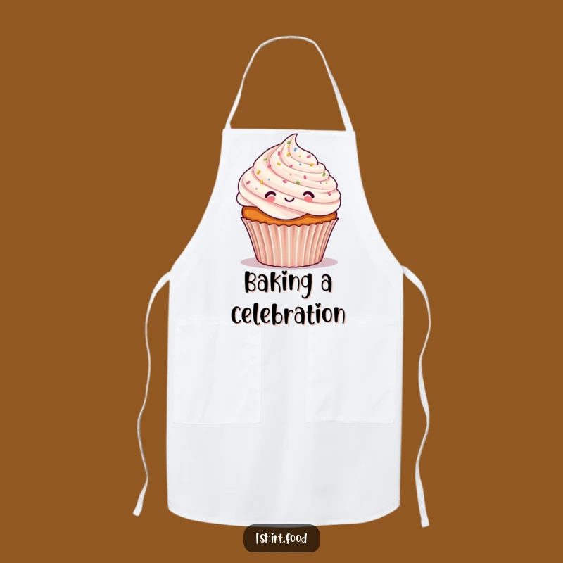 Funny Cupcake Confetti Apron: Cheerful Baker Gift, Perfect for Parties