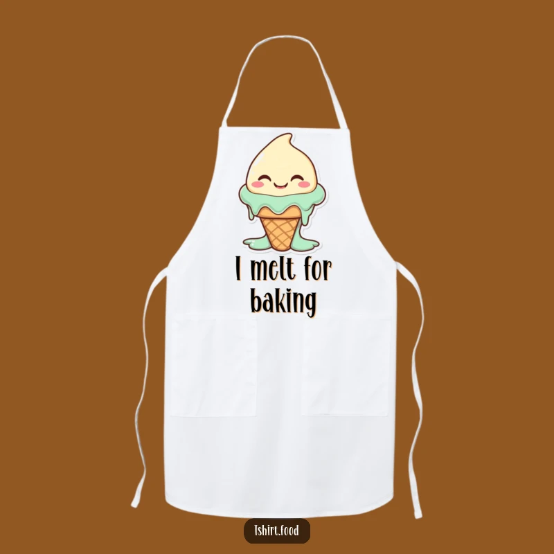 Funny Melting Ice Cream Apron: Cook with Sweet, Silly Style