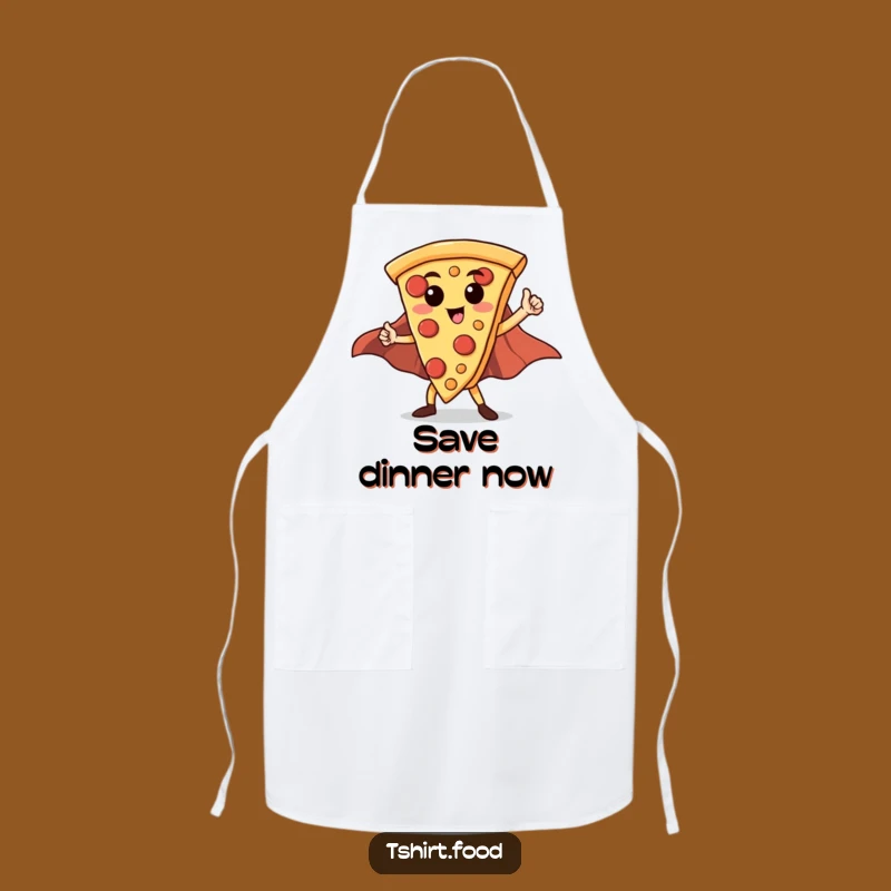 Funny Hero Pizza Slice Apron: Cook Up a Storm with Culinary Courage