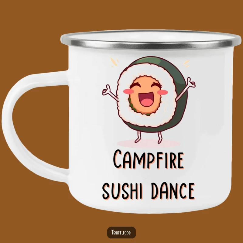 Funny Sushi Adventure Mug: Durable Roll, Outdoor Funny Gift for Campers