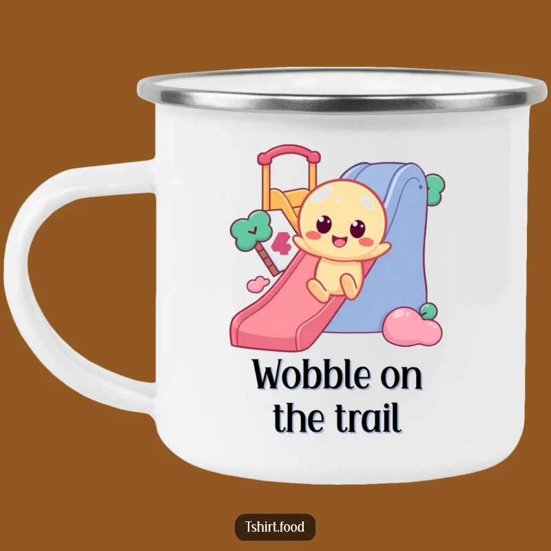 Funny Jelly Slide Camping Mug: Fuel Your Adventures with Enthusiasm and Wobbles