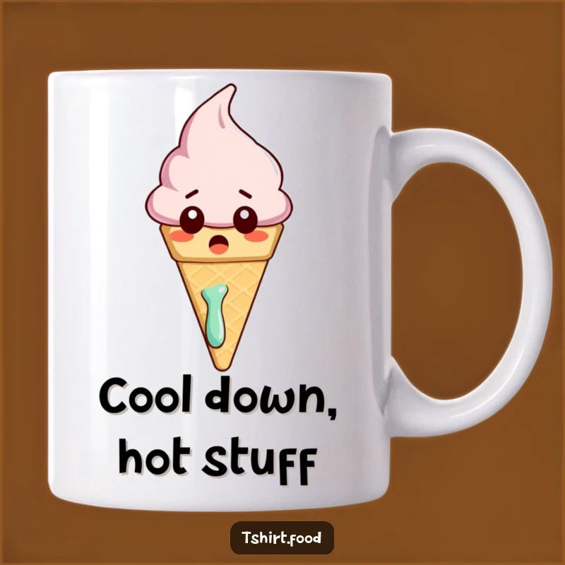 Funny Melting Ice Cream Mug: Surprised Treat Gift for a Cool Moment