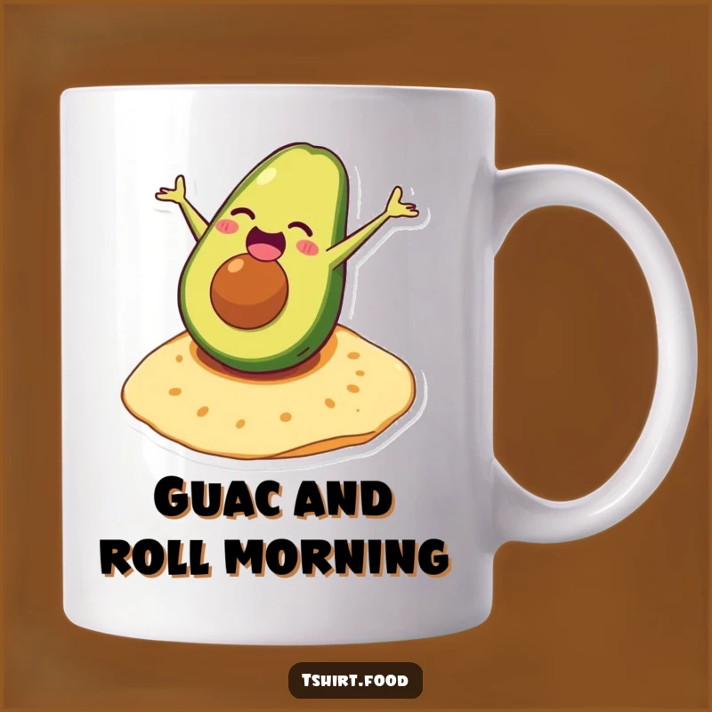 Funny Avocado Somersault Mug: Hilarious Foodie Gift for Guac Lovers