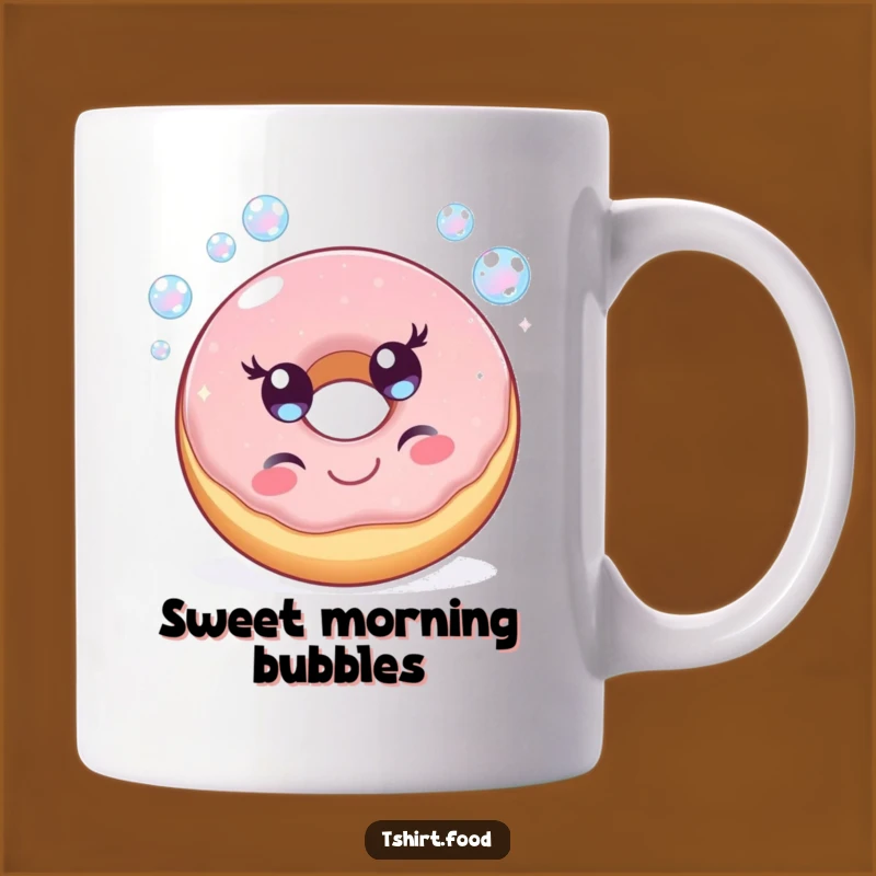 Funny Cheerful Donut Mug: A Hilarious Gift for Sweet Moments and Joyful Bubbles