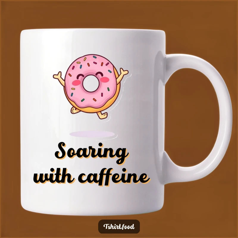 Funny Dancing Donut Mug: Sprinkle Joyful Moves - Perfect Sweet Gift!