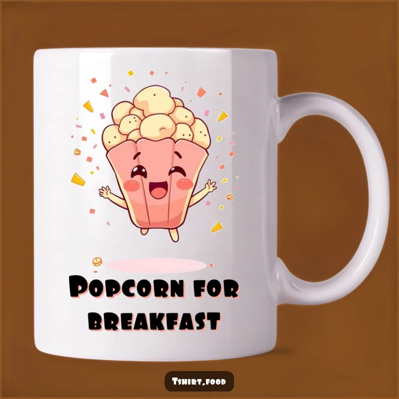 Funny Popcorn Explosion Mug: Kernel's Joyful Burst - Perfect Funny Gift