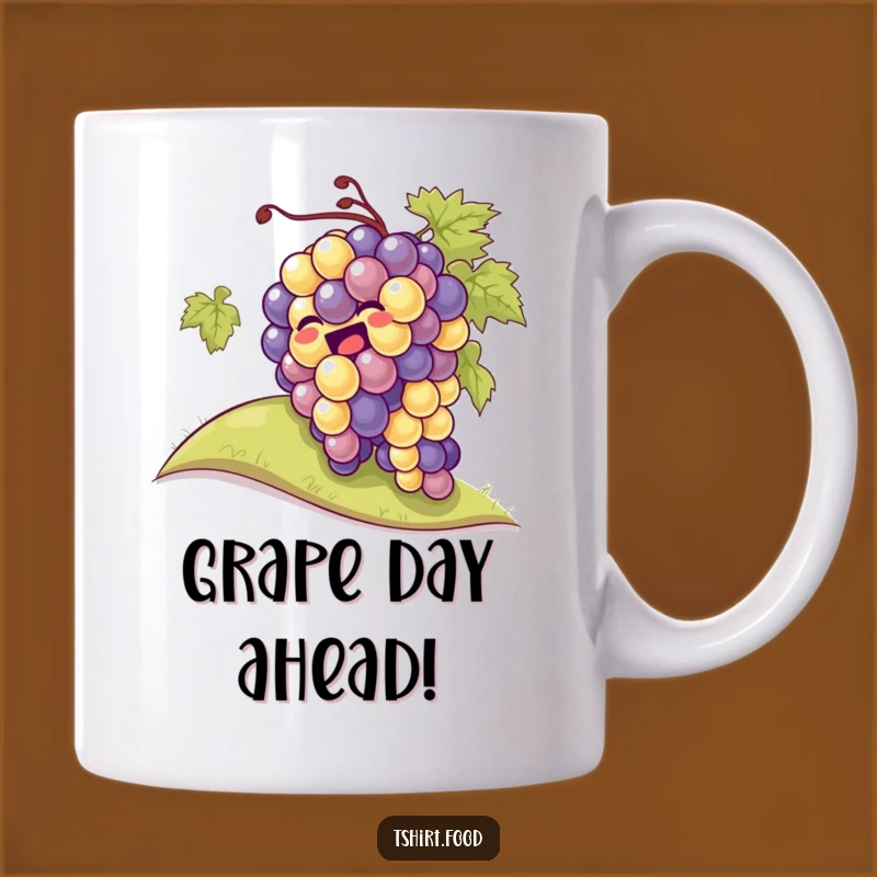 Funny Giggling Grapes Rolling Hill Mug: A Wine Lover's Delight