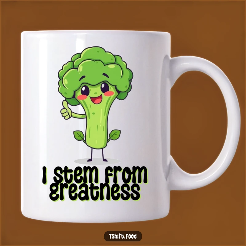 Funny Broccoli Thumbs Up Mug: A Hilarious Healthy Gift for Veggie Lovers