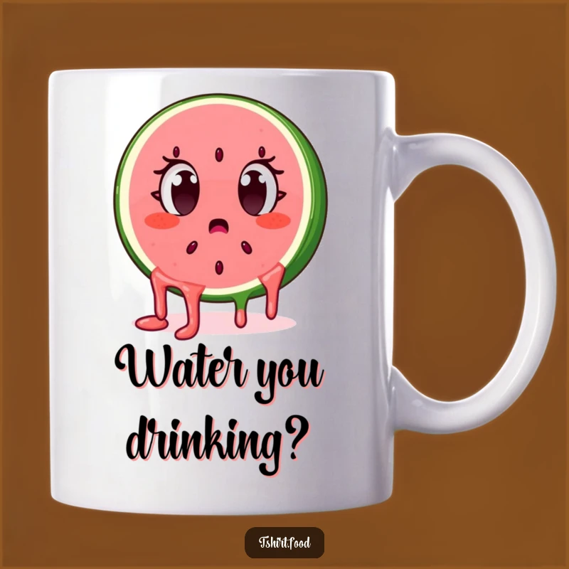 Funny Surprised Watermelon Mug: A Juicy & Hilarious Gift