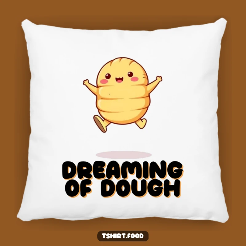 Funny Croissant Leap Pillow - Cozy Comfort, Pastry Dreams, Perfect Gift!