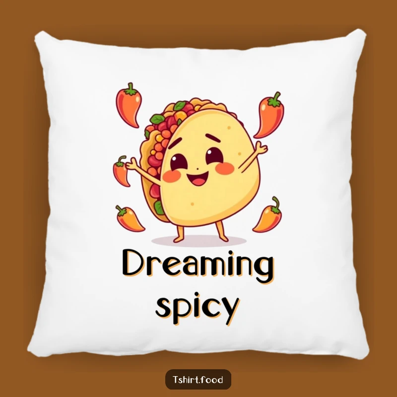 Funny Taco Juggling Pillow: Soft Spicy Character, Cozy Humorous Accent