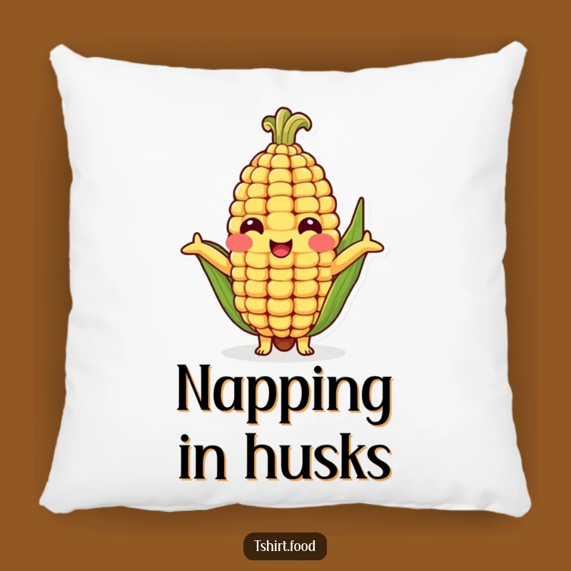Funny Corn Cob Hug Pillow - Cozy Cuddle Buddy with a Veggie Character Twist