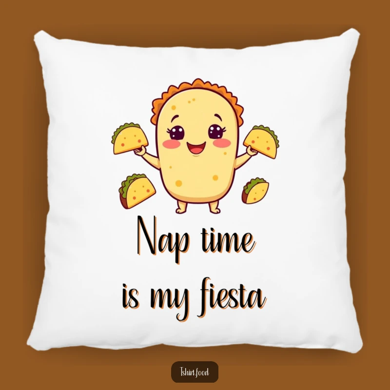 Funny Taco Juggling Pillow - Soft and Hilarious Decor for a Cozy Laugh