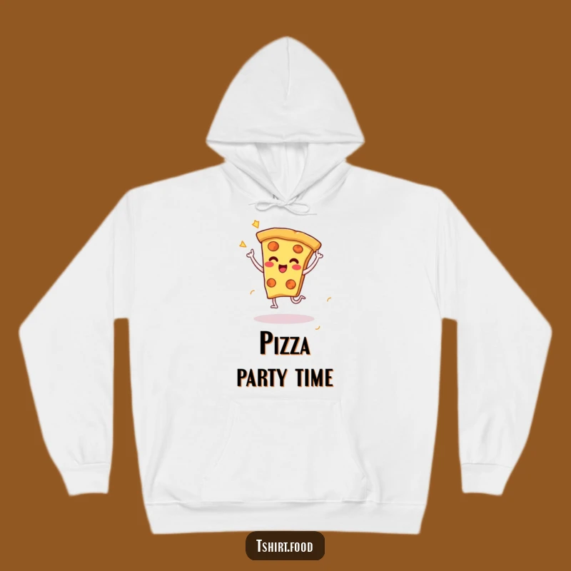Funny Pizza Dance Hoodie - Cozy Cheesy Celebration Gift