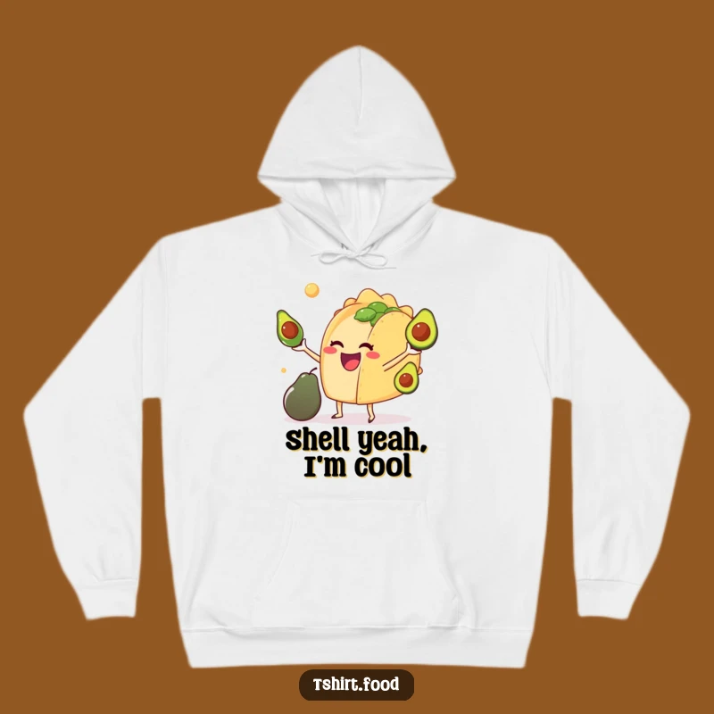 Cozy Funny Taco Juggling Avocados Hoodie: Ultimate Comfort & Laughs