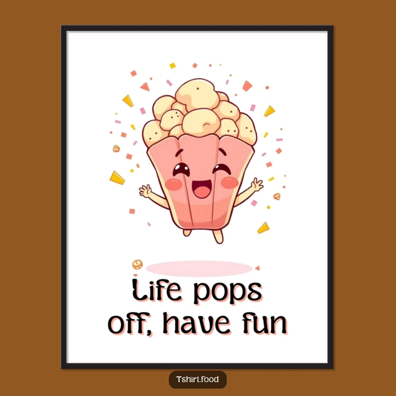 Free Printable Wall Art: Popcorn Explosion Glee - Funny Downloadable Decor!
