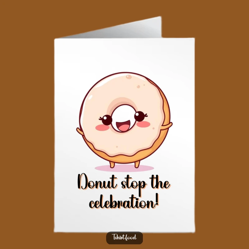 Free Printable Happy Donut Ball Bounce Birthday Card - Fun Downloadble Gift