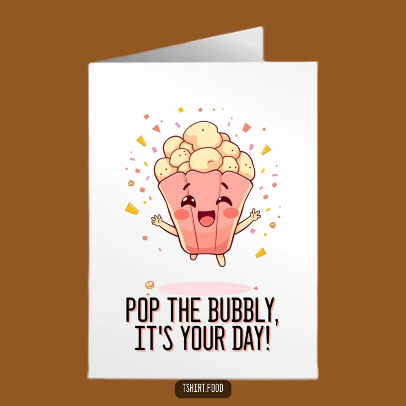 Free Printable Birthday Card: Popcorn Explosion Fun - Funny Downloadable Gift!