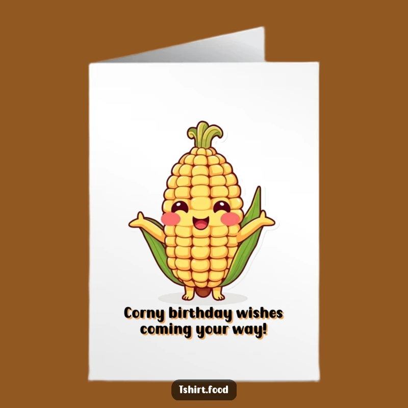 Free Printable Corn Hug Birthday Card: Funny Downloadable Gift for a Corny Pal