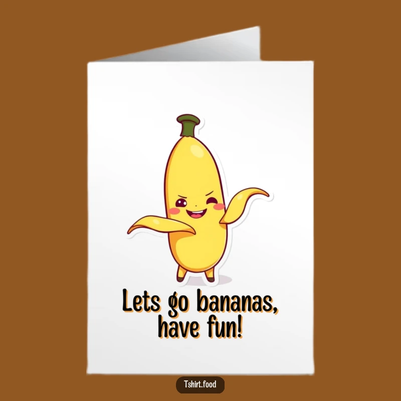 Free Printable Birthday Card: Goofy Banana Peel, Hilarious Downloadable Greeting