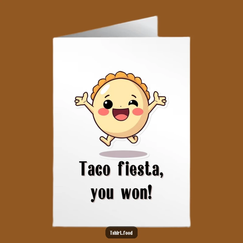 Free Printable Congratulations Card: Taco's Awesome Leap!