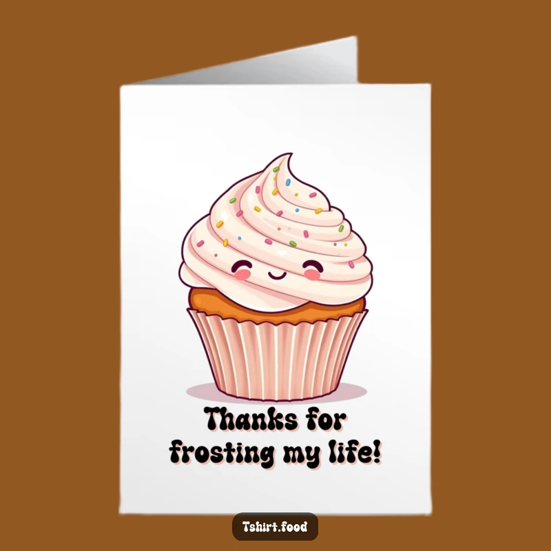 Free Printable Thank You Card: Cupcake Says Thanks - Funny Downloadable Design