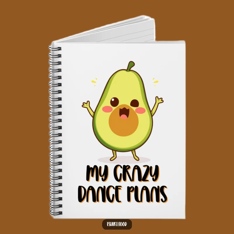 Funny Avocado Dance Notebook: Silly Journal, Hilarious Gift Idea