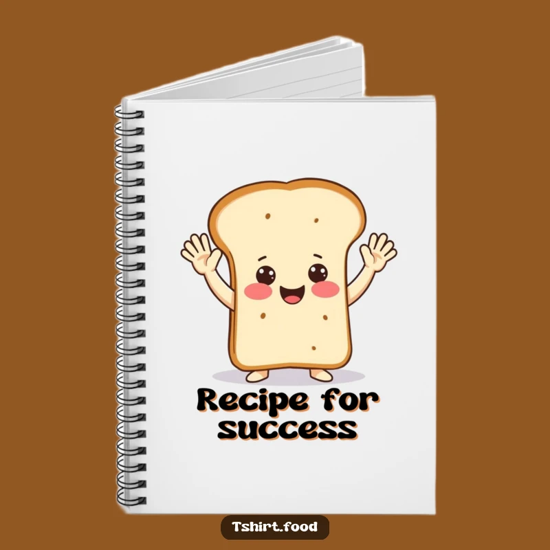 Funny Happy Bread Jazz Hands Notebook: Jot Down Cheerful Ideas
