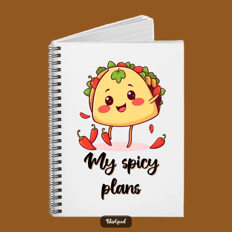 Funny Juggling Taco Notebook - Jot Down Spicy Ideas, Perfect Funny Gift
