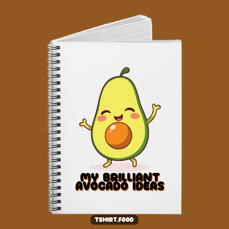 Funny Winking Avocado Jig Notebook: Jot Down Ideas with Hilarious Avocado Flair