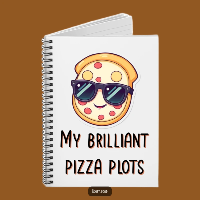 Funny Pizza Sunglasses Notebook: Happy Slice Journal, Cool Gift