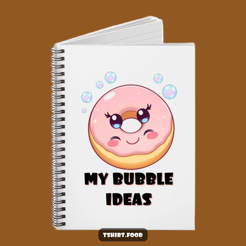 Funny Donut Bubble Notebook: Jot Down Ideas with Sweetly Humorous Flair