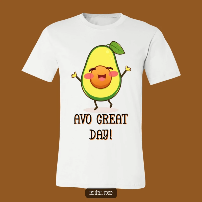 Funny Winking Avocado Jig T-Shirt, Happy Dancer Humorous Apparel