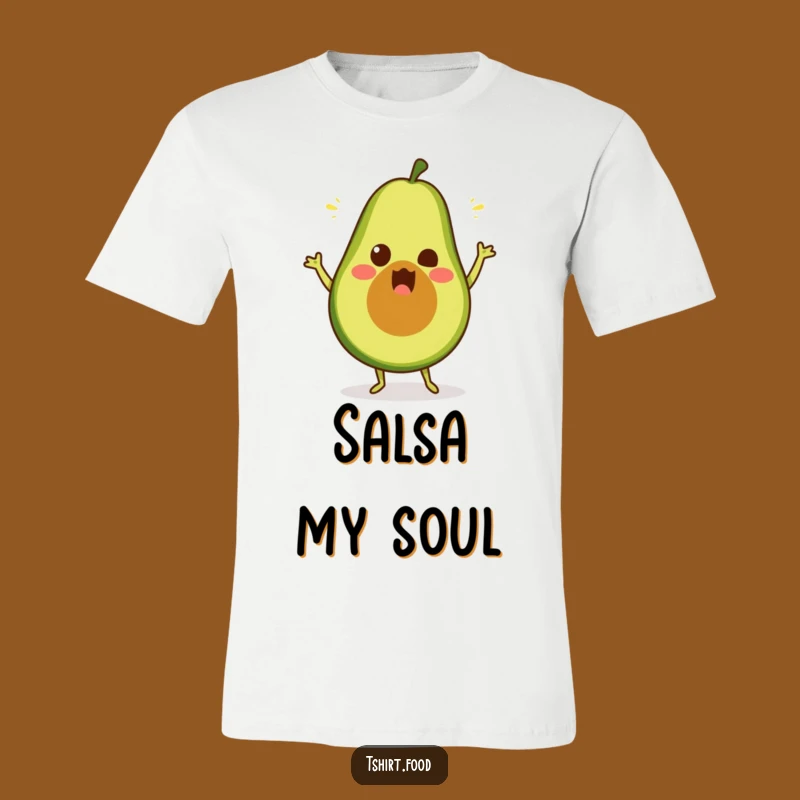 Funny Avocado Dance T-Shirt: Surprised Dancer Tee, Hilarious Gift