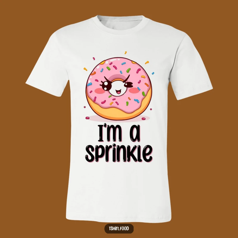 Funny Kawaii Donut Wink T-Shirt: Wear Your Sweet Mischief