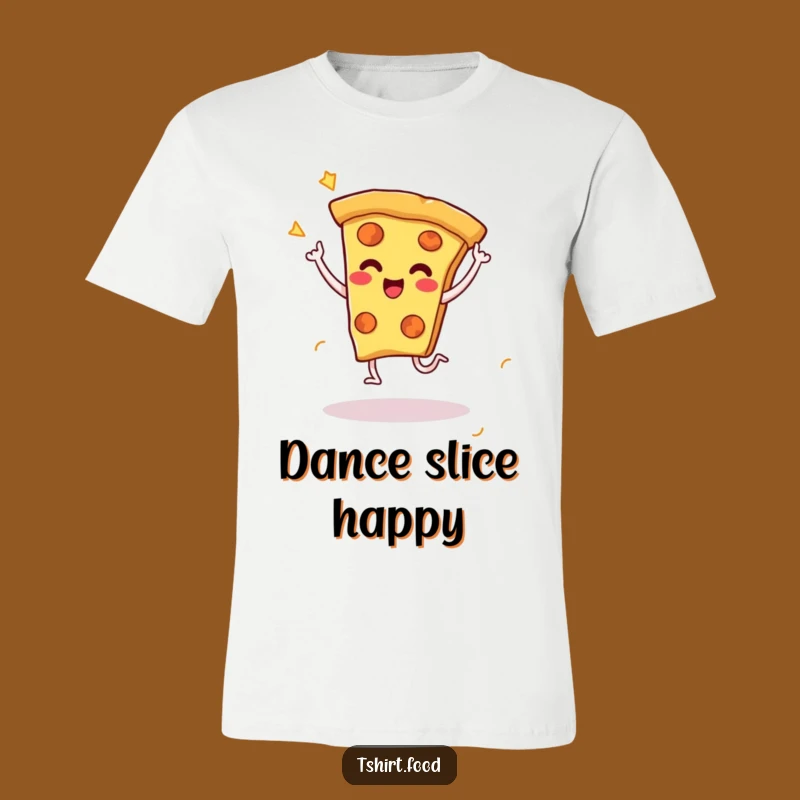 Funny Pizza Dance T-Shirt - Cheesy Celebration Graphic Tee Gift