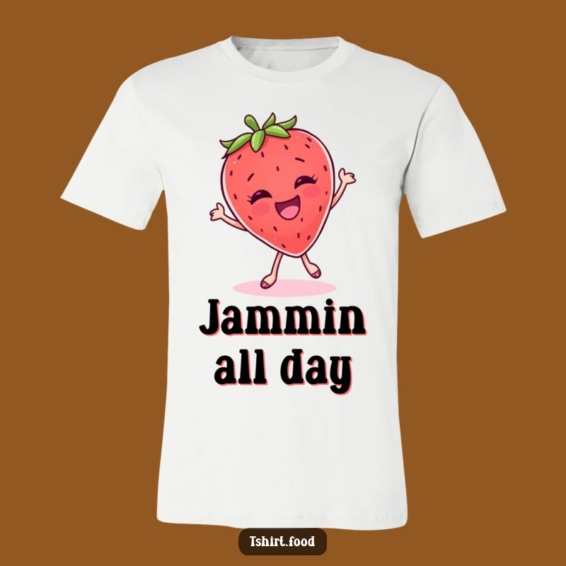 Funny Strawberry Dance T-Shirt: Wearable Fun for Fruit Lovers