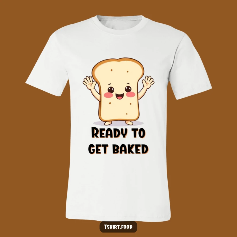 Funny Happy Bread Jazz Hands T-Shirt: Wear Your Joy!
