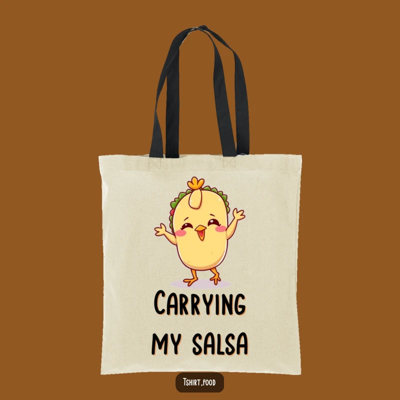 Funny Taco Chicken Dance Tote Bag: Carry Your Laughs with This Giggling Taco
