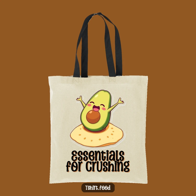 Funny Avocado Somersault Tote Bag: Carry Your Laughs in Style
