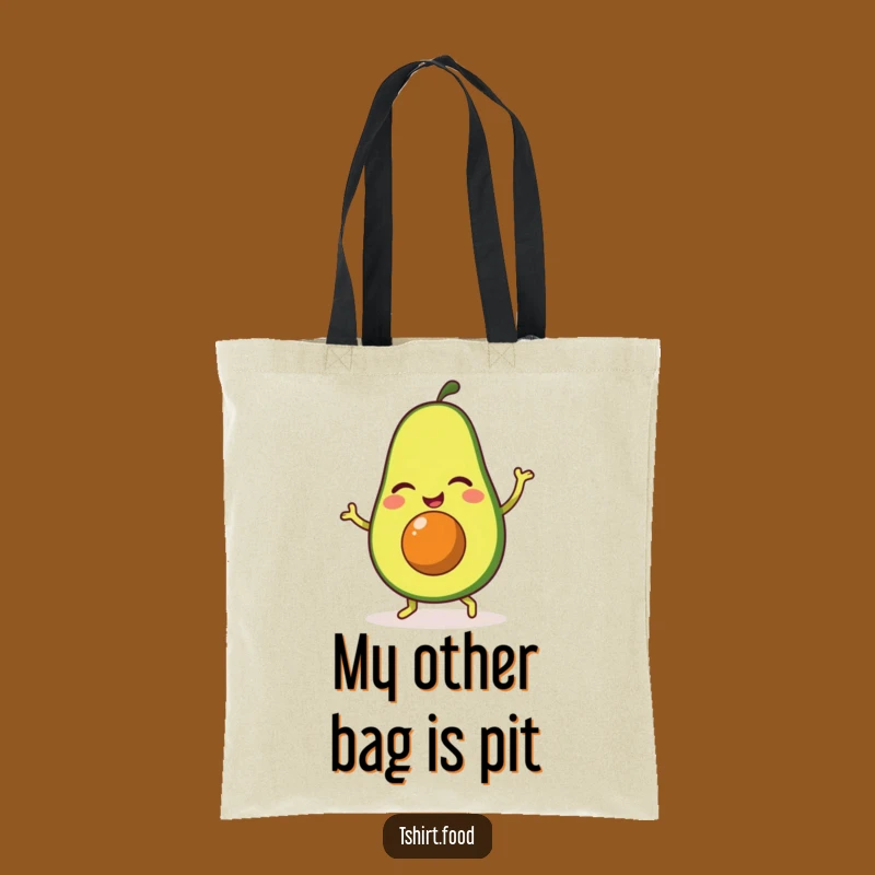 Funny Winking Avocado Jig Tote Bag: Carry Your Laughs in Style